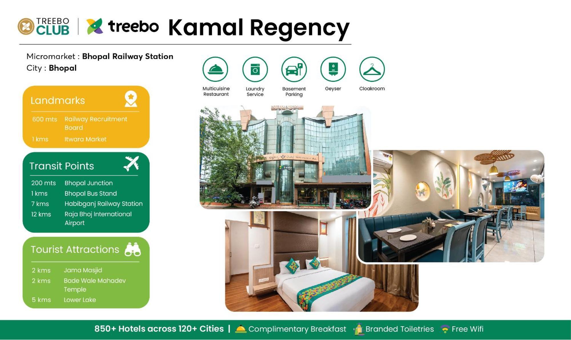 Treebo Kamal Regency Hotel Bhopal Exterior photo